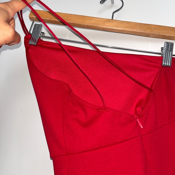 Red Midi dress XS - Picture 4 of 8
